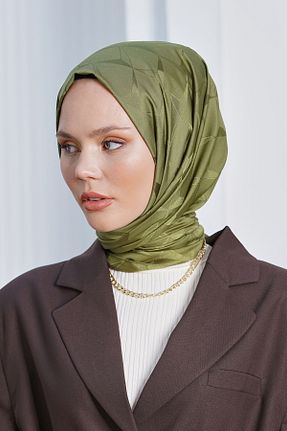 شال خاکی زنانه پنبه ای Loryan - کد 876927591