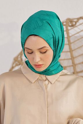 روسری آبی پنبه ای Loryan - کد 876929123