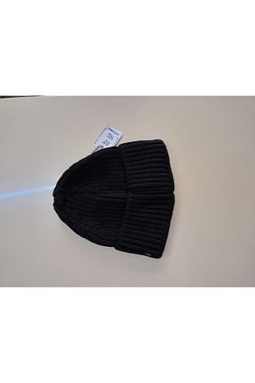 کلاه پشمی مشکی زنانه اکریلیک ENEFENDİ - کد 874989260