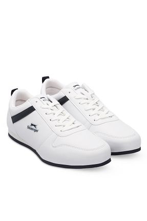 کفش اسنیکر سفید مردانه بند دار Slazenger - کد 877012284