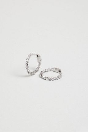 گوشواره نقره سفید زنانه 925 عیار So Chic - کد 877008539