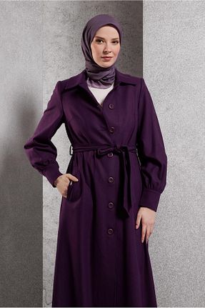 روسری بنفش پلی استر Alvina - کد 877033842