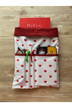 کیف دستی قرمز زنانه سایز متوسط Dekoratif - کد 877063174