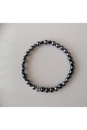 دستبند جواهر طوسی زنانه سنگ طبیعی LemaStone - کد 877056496