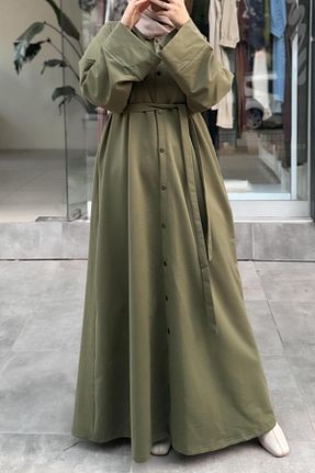 سوئیشرت حجاب سبز بافت ANDE - کد 877070714