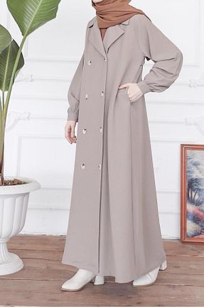 ترنچکت بژ زنانه پنبه ای ANDE - کد 871432440