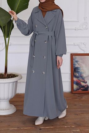 ترنچکت طوسی زنانه ANDE - کد 871437062