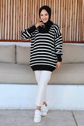 پلیور حجاب مشکی زنانه اکریلیک İmajButik - کد 765771643