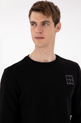 سوئیشرت مشکی مردانه ساده U.S. Polo Assn. - کد 877120686