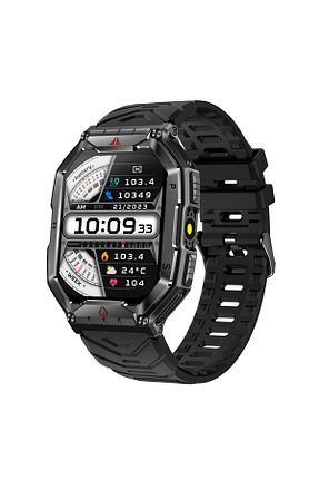 ساعت هوشمند مشکی گارانتی نمایندگی رسمی ZCWATCH - کد 842973796