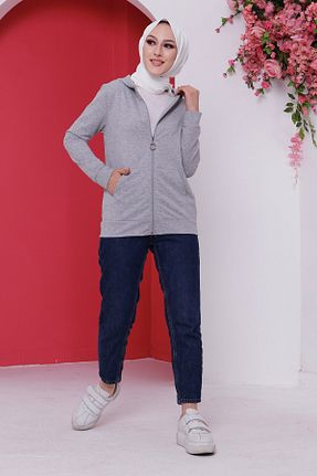رویه حجاب طوسی زنانه پنبه ای İmajButik - کد 276303615