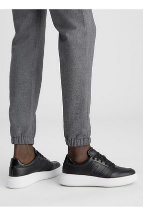 کفش اسنیکر مشکی مردانه بند دار Calvin Klein - کد 877128029