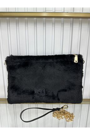 کیف پورتفوی و کلاچ مشکی زنانه چرم مصنوعی Klay Shoes - کد 877145827