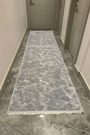 فرش آشپزخانه طوسی پنبه ای VOPTEKS - کد 954313812
