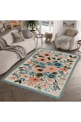 فرش رنگی قابل شستشو Rugs Modern Halı - کد 876378170
