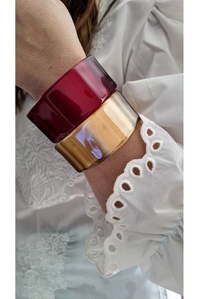 دستبند استیل (فولاد) متالیک زنانه استیل (فولاد) Selen Aksesuar - کد 877171323