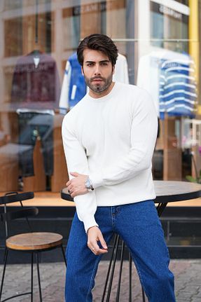پلیور نباتی مردانه ساده figo - کد 872407423