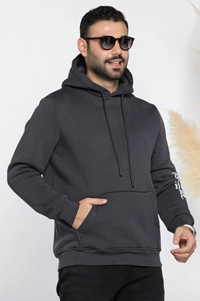 سوئیشرت طوسی مردانه چاپی MİSHAR İTALİA - کد 877211182