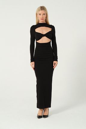 لباس مشکی زنانه بافتنی eva clothing - کد 862469172
