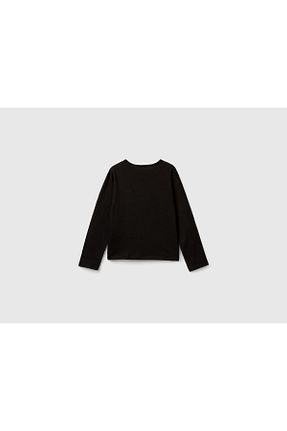 تیشرت مشکی بچه گانه رگولار United Colors of Benetton - کد 877238671