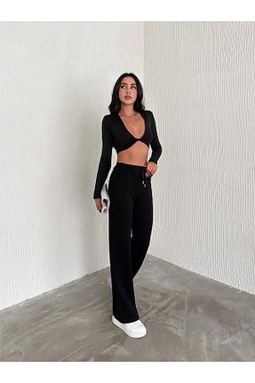 شلوار گرمکن حجاب مشکی زنانه جاگر Zula Moda - کد 877234369
