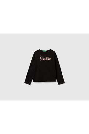 تیشرت مشکی بچه گانه رگولار United Colors of Benetton - کد 877238671