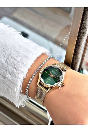 ساعت مچی سبز زنانه 31-35 میلی متر Ferrucci - کد 877240317