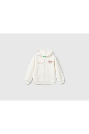سوئیشرت نباتی بچه گانه ساده United Colors of Benetton - کد 877237918