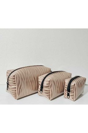 کیف آرایش قهوه ای atter - کد 877284364