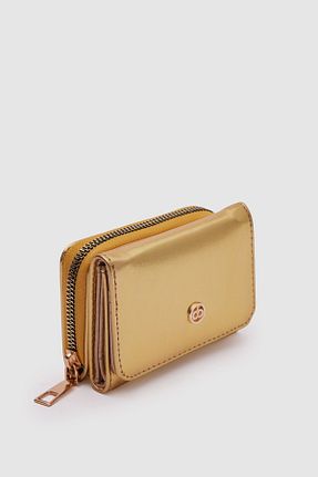 کیف پول طلائی زنانه ابعاد کوچک OLLBAG - کد 877276400