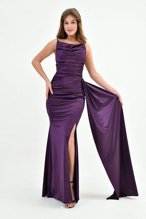 لباس بنفش زنانه بافتنی bayansepeti - کد 877296222