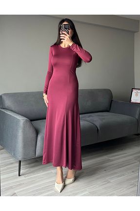 لباس حجاب زرشکی زنانه کلوش Genel Markalar - کد 874613780