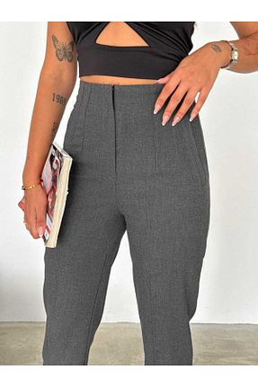 شلوار طوسی زنانه بافتنی mor butik - کد 877318538