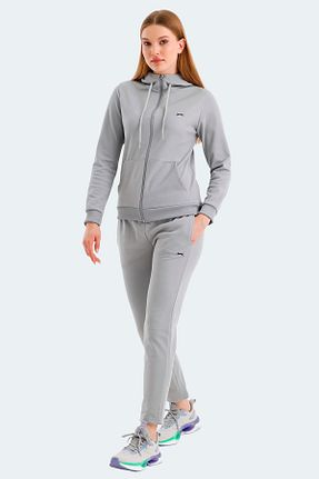 ست کرمکن اسپرت طوسی زنانه پلی استر Slazenger - کد 877372110