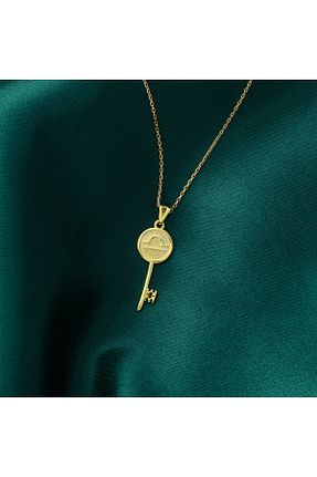 گردنبند نقره زرد زنانه 925 عیار Akgül Silver - کد 877376236