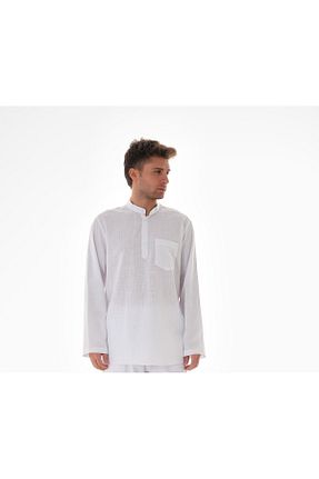 پیراهن سفید مردانه گشاد BESEDU - کد 877380504