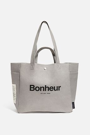 کیف دوشی طوسی زنانه Bonheur - کد 877424532