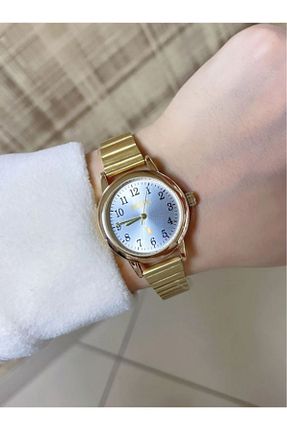 ساعت مچی طلائی زنانه فلزی P0L0 Watchart Zero - کد 877417578