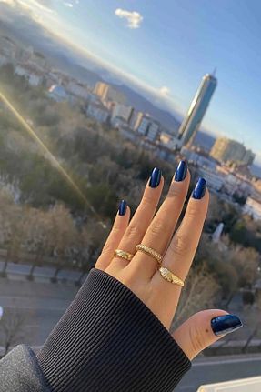 انگشتر جواهر طلائی زنانه استیل ضد زنگ X-Lady Accessories - کد 84901483