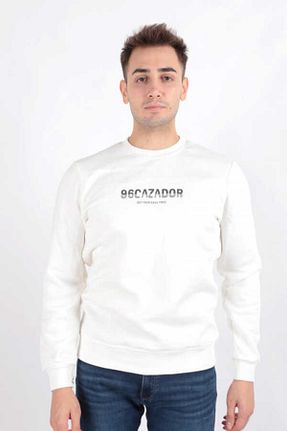 سوئیشرت نباتی مردانه ساده Cazador - کد 858696419