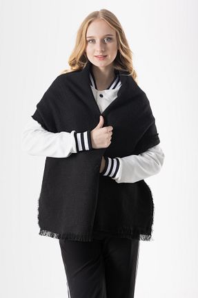 شال گردن مشکی زنانه اکریلیک myfirstsea - کد 877432480
