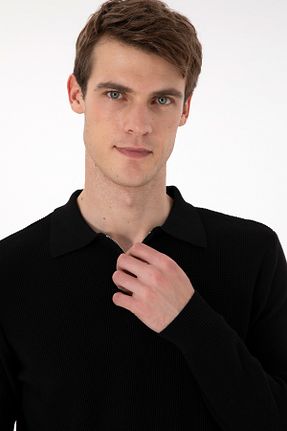 پلیور مشکی مردانه ساده U.S. Polo Assn. - کد 877428372