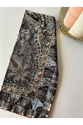 روسری طوسی پنبه ای Emproyal - کد 877447393