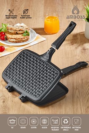 ماهیتابه مشکی 1 پارچه Amboss - کد 348909964