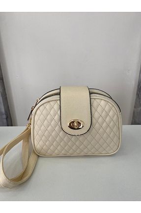 کیف دوشی بژ زنانه چرم مصنوعی Anka - کد 877491374