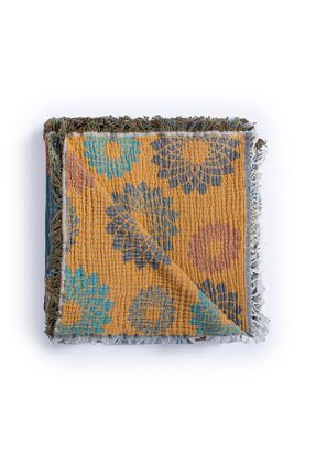 روتختی دونفره رنگی پنبه ای MYLASA HOME - کد 877160333