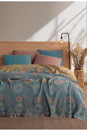 روتختی دونفره رنگی پنبه ای MYLASA HOME - کد 877160333