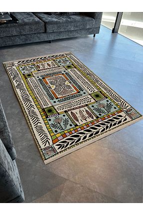 فرش رنگی قابل شستشو Rugs Modern Halı - کد 798303318