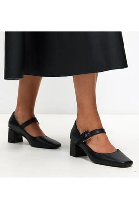 کفش پاشنه بلند کلاسیک مشکی زنانه پاشنه ضخیم Park Moda - کد 877515471