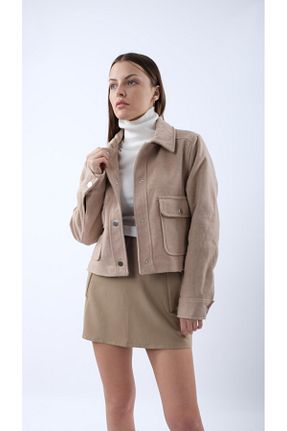 کت بژ زنانه A-Form فیت Miapiashop - کد 789261320